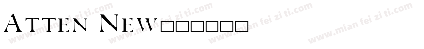 Atten New字体转换
